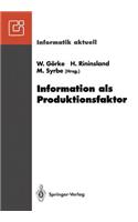 Information als Produktionsfaktor
