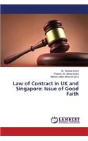 Law of Contract in UK and Singapore
