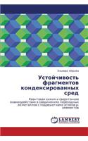 Ustoychivost' fragmentov kondensirovannykh sred