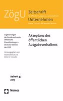 Akzeptanz Des Offentlichen Ausgabeverhaltens