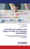 Quantify and optimize the impact of risks on corporate sustainability