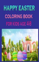 happy easter colori ng book for kids age 4-8