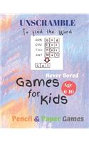 UnScramble To Find the word Games for Kids