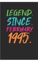 Legend Since February 1995