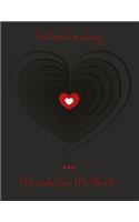 Valentinstag Mandala Malbuch