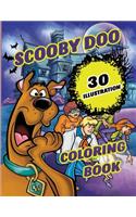 Scooby Doo Coloring Book: Coloring Book for Kids and Adults with 30 Funny Illustration about Scoopy-Doo