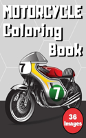 Motorcycle Coloring Book