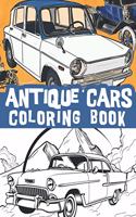 Antique cars coloring book