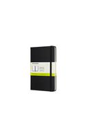MEDIUM PLAIN HARDCOVER NOTEBOOK BLACK