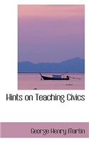 Hints on Teaching Civics