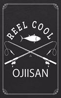 Reel Cool Ojisan: Fishing Grandpa Dad Log Fisherman Logbook Journal Notebook