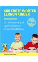 600 Erste Wörter Lernen Kinder Karteikarten Vokabeln Deutsche dänisch Visuales Wörterbuch