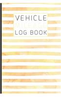 Vehicle Mileage Log Book