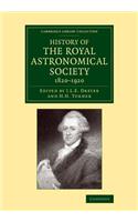 History of the Royal Astronomical Society, 1820-1920