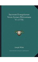 Sacrorum Evangeliorum Versio Syriaca Philoxeniana V1 (1778)