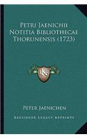 Petri Jaenichii Notitia Bibliothecae Thorunensis (1723)