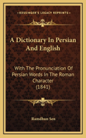 A Dictionary In Persian And English