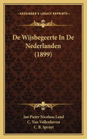 De Wijsbegeerte In De Nederlanden (1899)