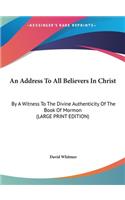 Address To All Believers In Christ