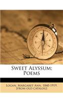 Sweet Alyssum; Poems