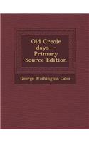 Old Creole Days