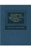 The Anabasis of Xenophon: With English Notes, Critical and Explanatory ... - Primary Source Edition