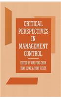 Critical Perspectives in Management Control