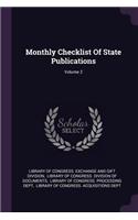 Monthly Checklist of State Publications; Volume 2