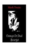 Essays On Paul Bourget