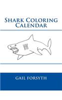 Shark Coloring Calendar