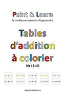 Tables d'addition à colorier (de 1 à 10)