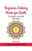 Beginners Coloring Books for Adults - Volume 10