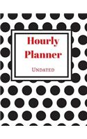 Undated Hourly Planner (Polka Dot)