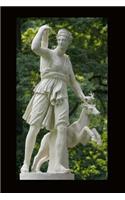 Artemis - Goddess of Hunting Statue in Russia Journal: 150 page lined notebook/diary