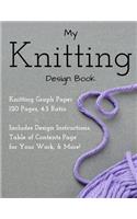 Knitting Design Graph Paper Book 4: 5 Ratio 120 Pages