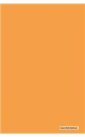 Classic Mole Notebook - Soild Orange Cover
