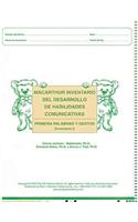 Macarthur Communicative Development Inventories (Cdis)  Inventario I: Primeras Palabras y Gestos (Package of 25)