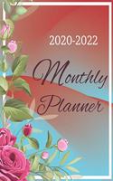 2020-2022 Monthly Planner: Three Year 36 Months Calendar Agenda, Monthly Weekly Yearly Notebook Planner Organizer Schedule With Inspirational Quotes and Holidays, Rose Pink & 