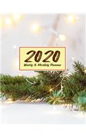 2020 Planner Weekly & Monthly 8.5x11 Inch