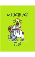 My goals for 2020: Blank Lined class of 2020 Journal Gift For Class Notes or Inspirational Thoughts. Great For any graduate, or gyaduate gift