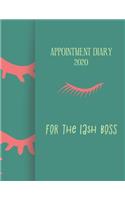 Appointment Diary 2020 For The Lash Boss