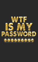 WTF Is My Password: Modern Login Password Keeper Vault Address Logbook Alphabetical & Social Media Password Book Internet Password Organizer for Coworkers Seniors Women