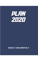 Plan 2020 Weekly And Monthly