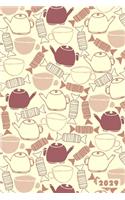 2029: Classic English Tea Party Weekly Calendar Planner Organizer