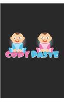 Copy paste: 6x9 Twins - lined - ruled paper - notebook - notes