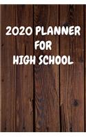 2020 Planner for High School