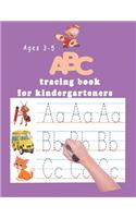 ABC tracing book for kindergartners
