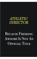 Athletic Director because freeking awsome is not an official title: Writing careers journals and notebook. A way towards enhancement