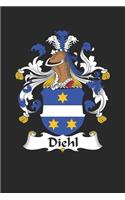 Diehl: Diehl Coat of Arms and Family Crest Notebook Journal (6 x 9 - 100 pages)