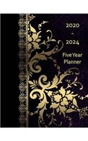 2020-2024 Five Year Planner: Monthly Organizer And Five Year Planner Gifts - Into Night
